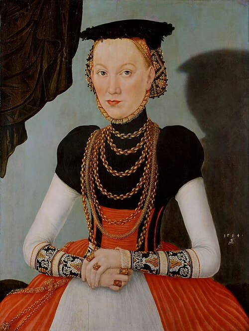 Lucas Cranach the Younger - Female Portrait, 1564